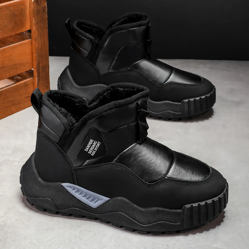 Gefütterte Herren-Winterstiefel, wasserabweisend, rutschfest