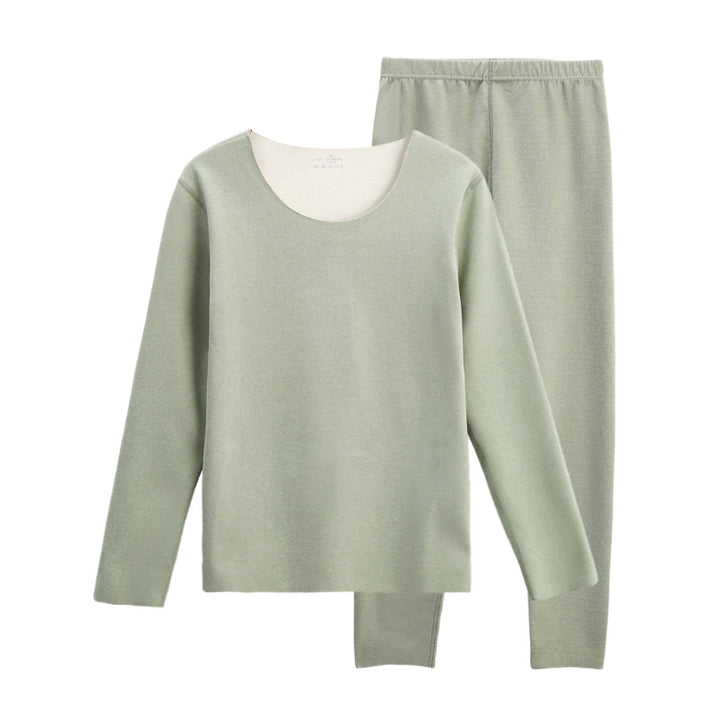 Thermisches Damen-Unterwäsche-Set, Rundhals