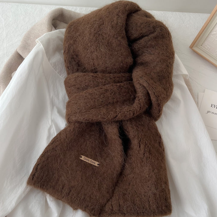 Strickschal aus Alpakawollmischung