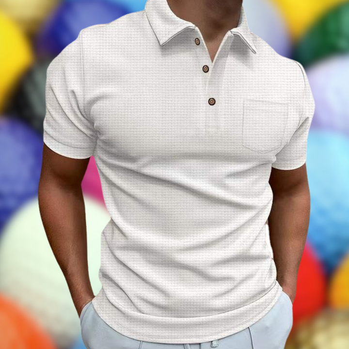 Drune | Blazej Strukturiertes Sommer-Poloshirt
