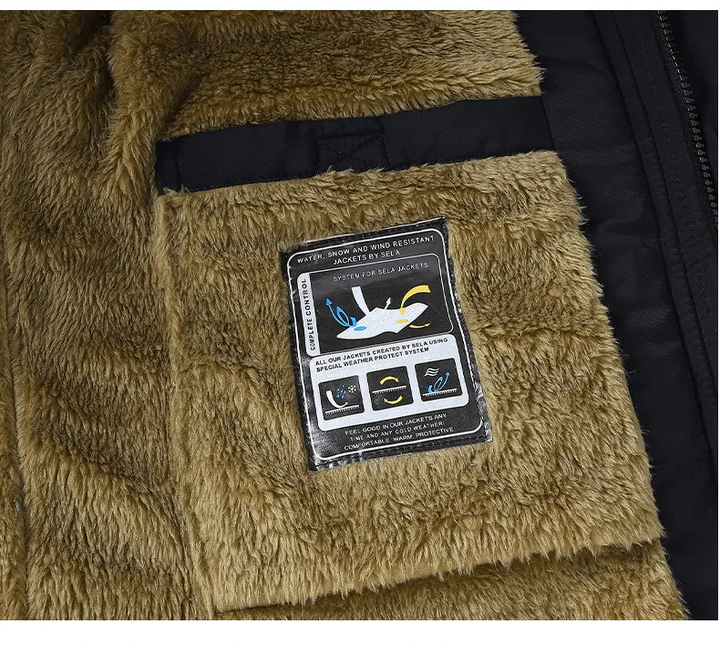 Drune | Herren Parka Wintergefüttert