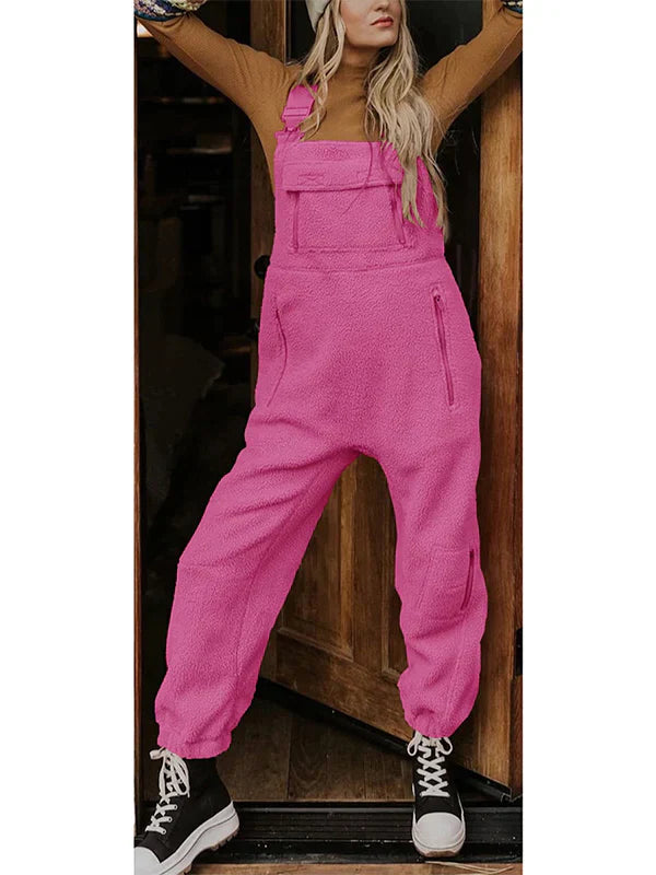 Drune | Thermo-Overall aus Fleece mit Reißverschlusstaschen für Frauen