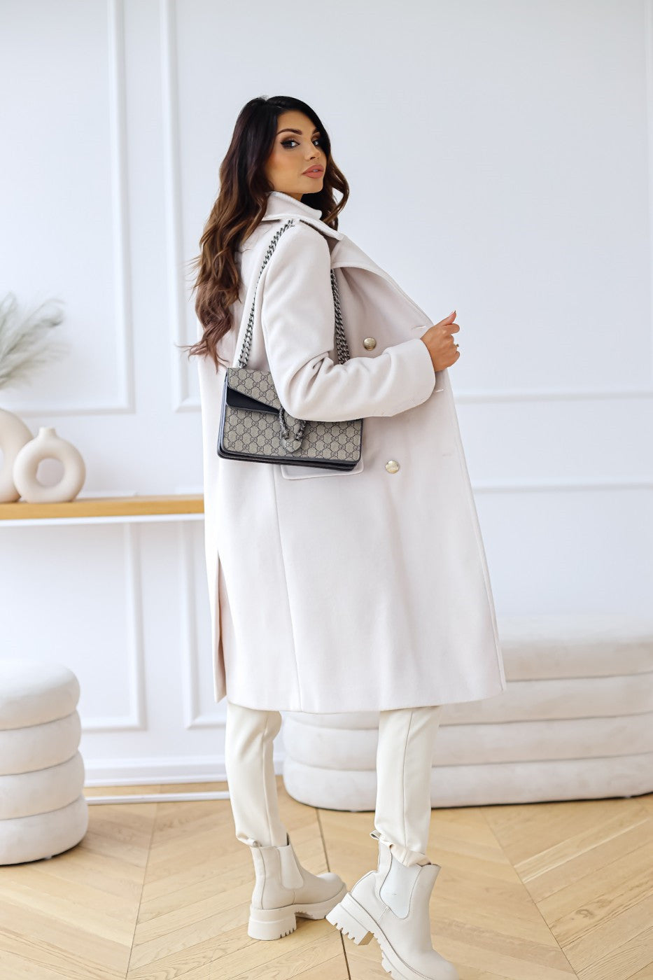 Drune | Reverskragen Langarm Doppelreiher Jacke