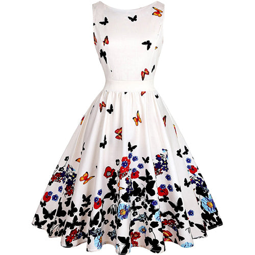 Drune | Guinguette Kleid Schmetterlinge