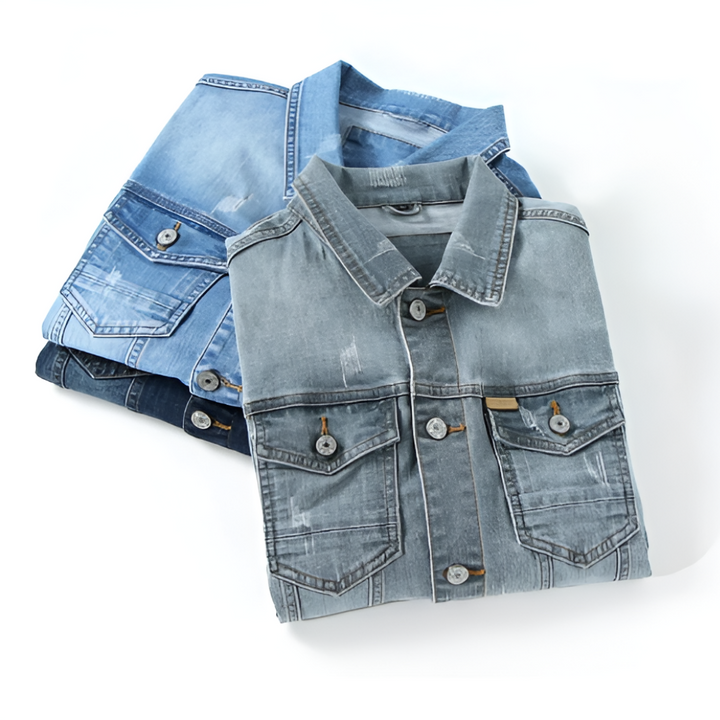 Drune | Klassisch Herren Denim Jacke