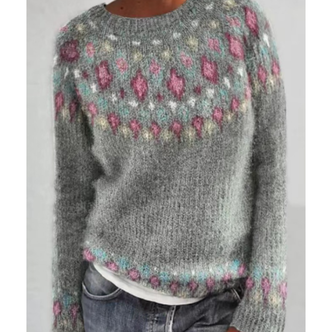 Drune | Eleganter Strickpullover für Frauen mit wärmendem Winterdesign