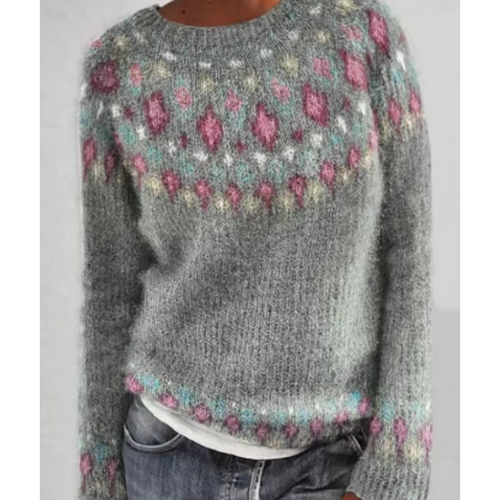 Drune | Eleganter Strickpullover für Frauen mit wärmendem Winterdesign