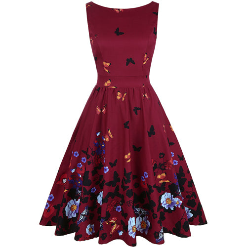Drune | Guinguette Kleid Schmetterlinge