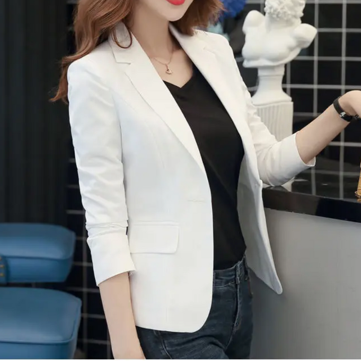 Drune | Eleganter Damenblazer mit Langen Ärmeln Ideal für Die Arbeit