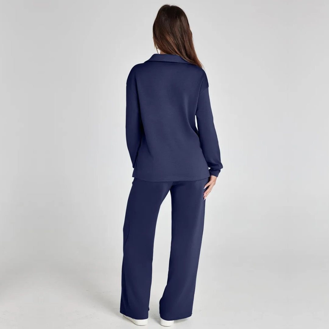 Drune | Damen Loungewear Satz mit Weiten Hosen