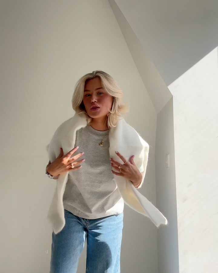 Drune | Mohair Mischpullover mit Rundhalsausschnitt