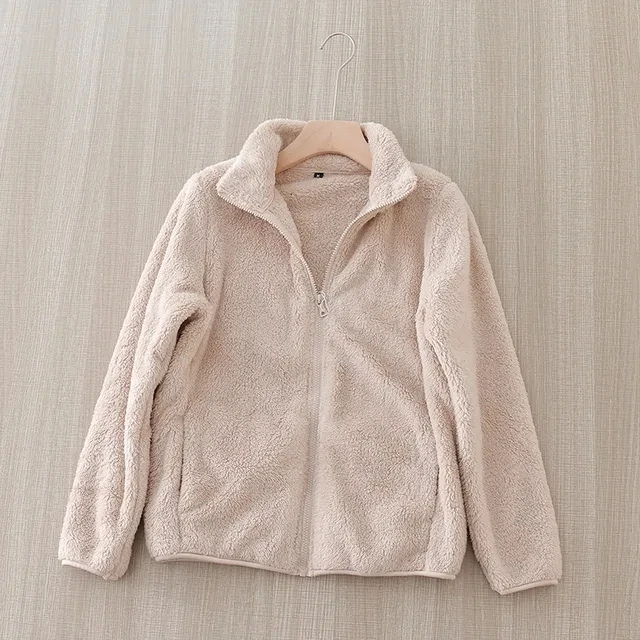 Drune | Weiche Sherpa Zip up Hohe Kragenjacke, Fleeceweste