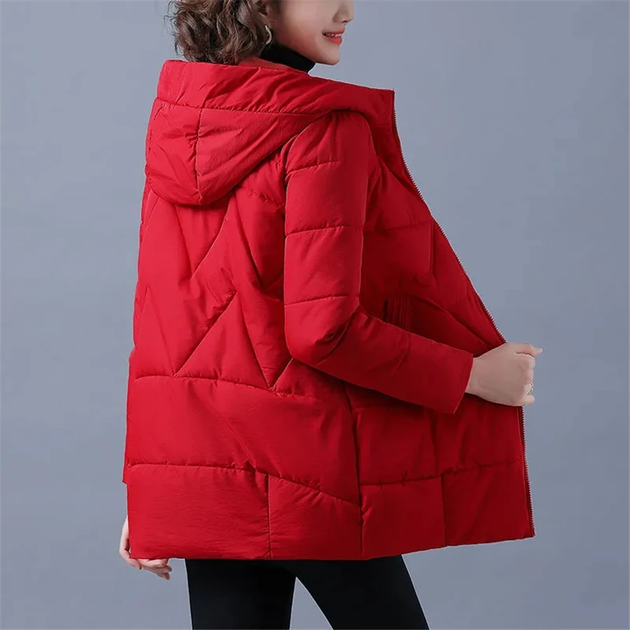 Drune | Elegante unifarbene gerippte gesteppte Jacke mit Reißverschluss ideal für Herbst/Winter