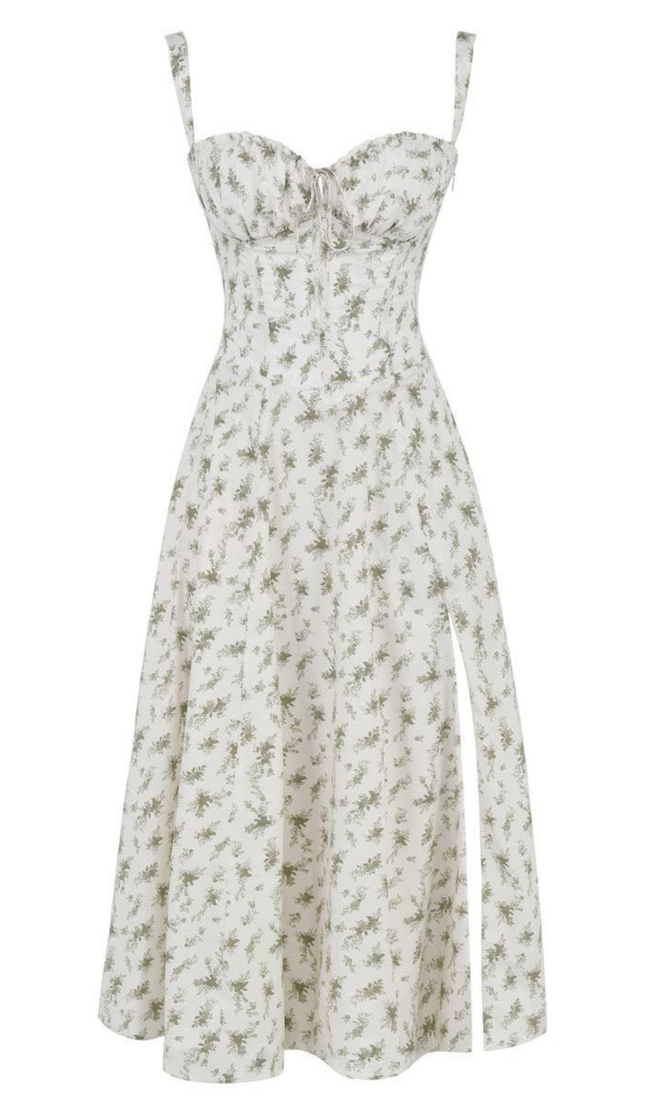 Drune | Blumen Kleid für Frauen Midi