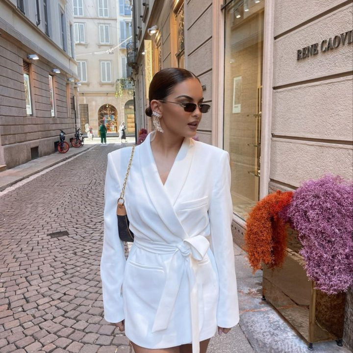 Drune | Eleganter Blazer Mit Gürtel Und Passender Hose