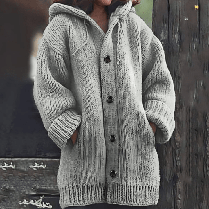 Drune | Chic Weiche Strickjacke