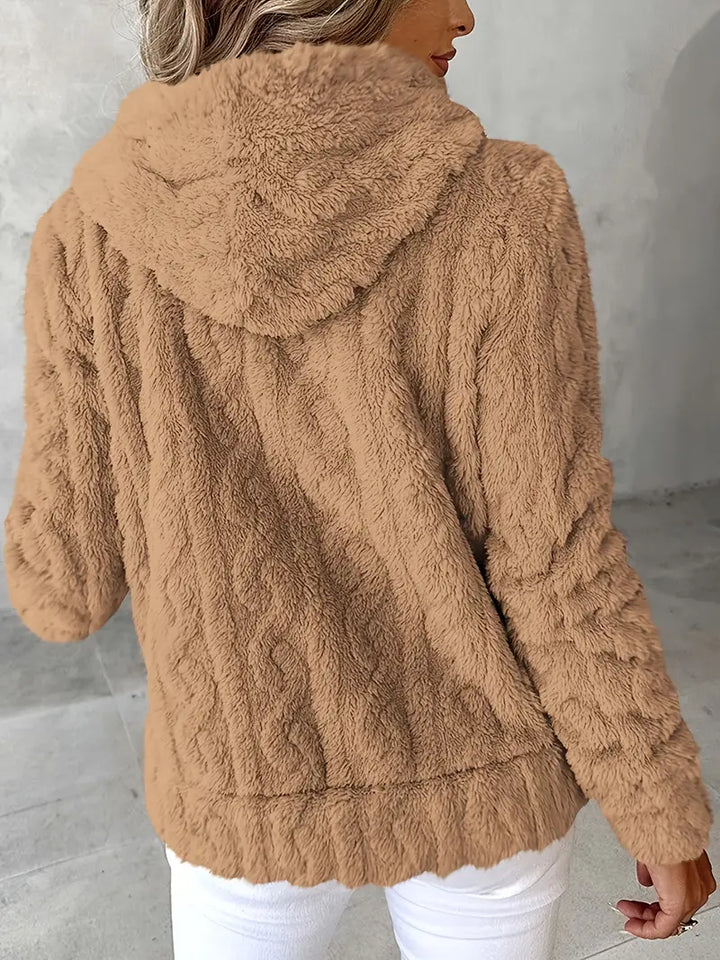 Drune | Weiches Kapuzen Sweatshirt mit Reißverschluss