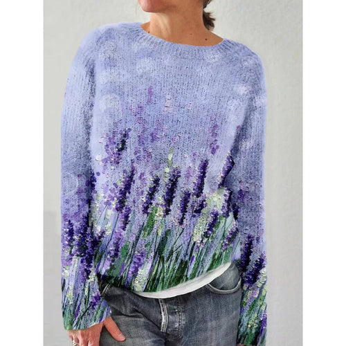 Drune | Bunte Pullover mit Blumenmuster