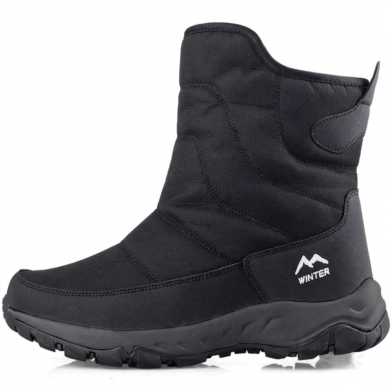 Herren Winter-Stiefel, gefüttert, rutschfest
