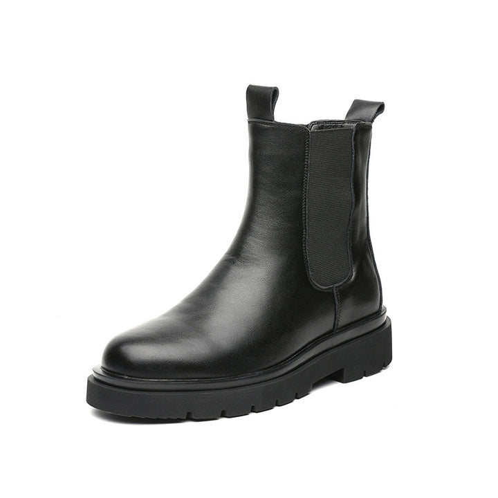 Herren-Stiefeletten 6032, gefüttert, Chelsea-Stil