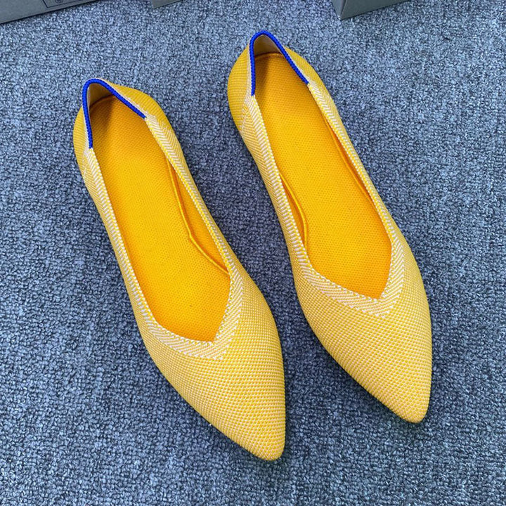 Damen Spitzenschuhe mit rutschfester Sohle und atmungsaktiver Maschenstruktur Drune