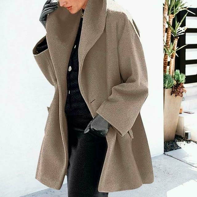 Drune | Lockere Jacke in einfarbig
