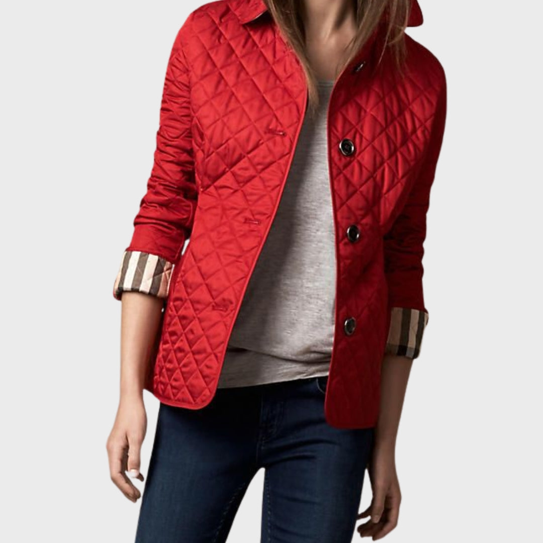 Drune | Casual Steppjacke mit umgeschlagenem Kragen