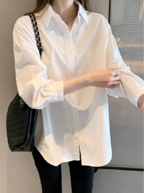 Damen Oversized Hemd Drune