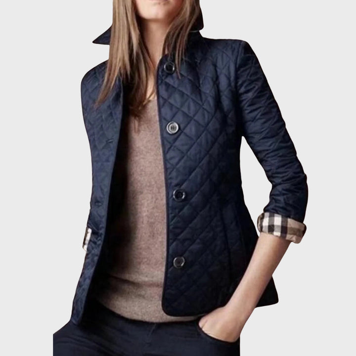 Drune | Casual Steppjacke mit umgeschlagenem Kragen
