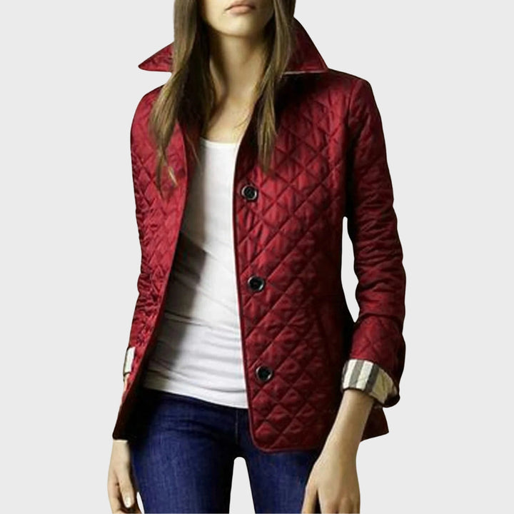Drune | Casual Steppjacke mit umgeschlagenem Kragen