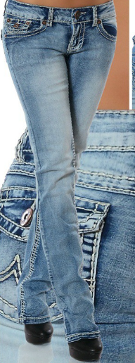 Bootcut Jeans Dame | Smigrende Stretch | Drune