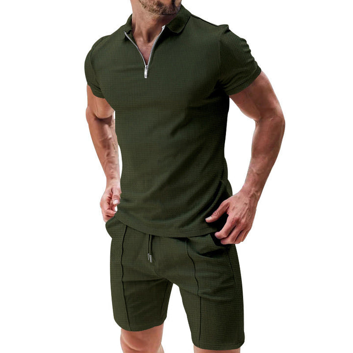 Drune-Set Kurzarm-Shirt & Shorts