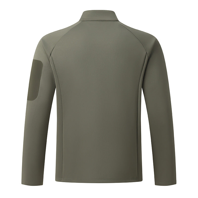 Herren-Sweatshirt mit Reißverschluss und Stehkragen