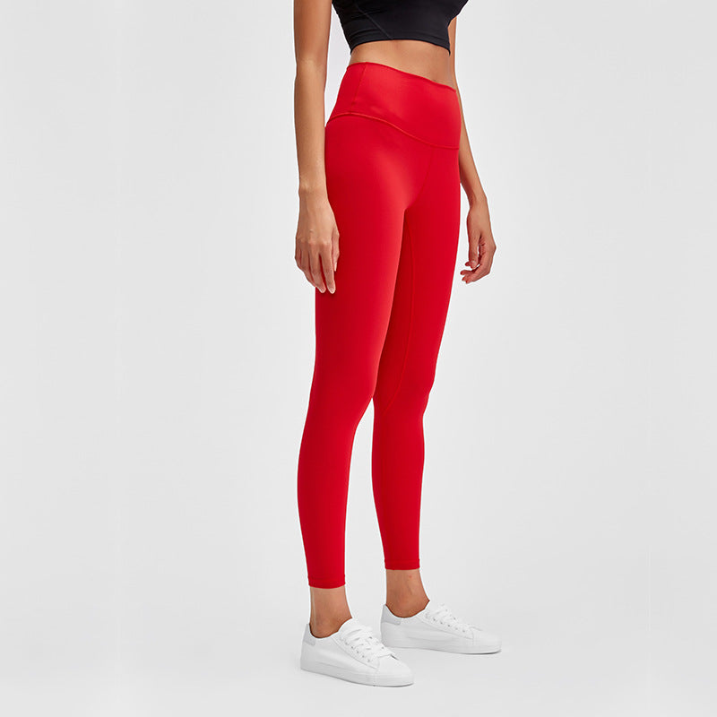 Damen Hochtaillierte Sportleggings mit nahtloser Verarbeitung und optimalem Komfort Drune