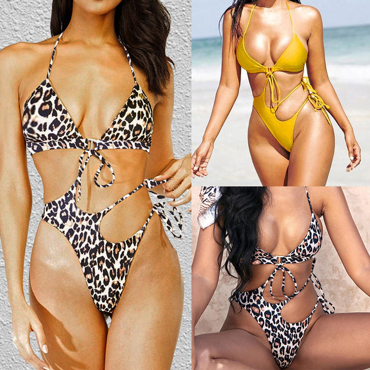 Damen Triangel-Bikini mit modischem Cut-Out und raffiniertem Bindesystem Drune