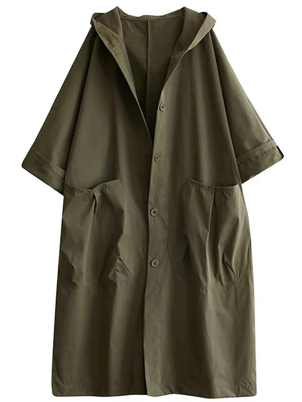Drune | Langer  Trenchcoat Mantel