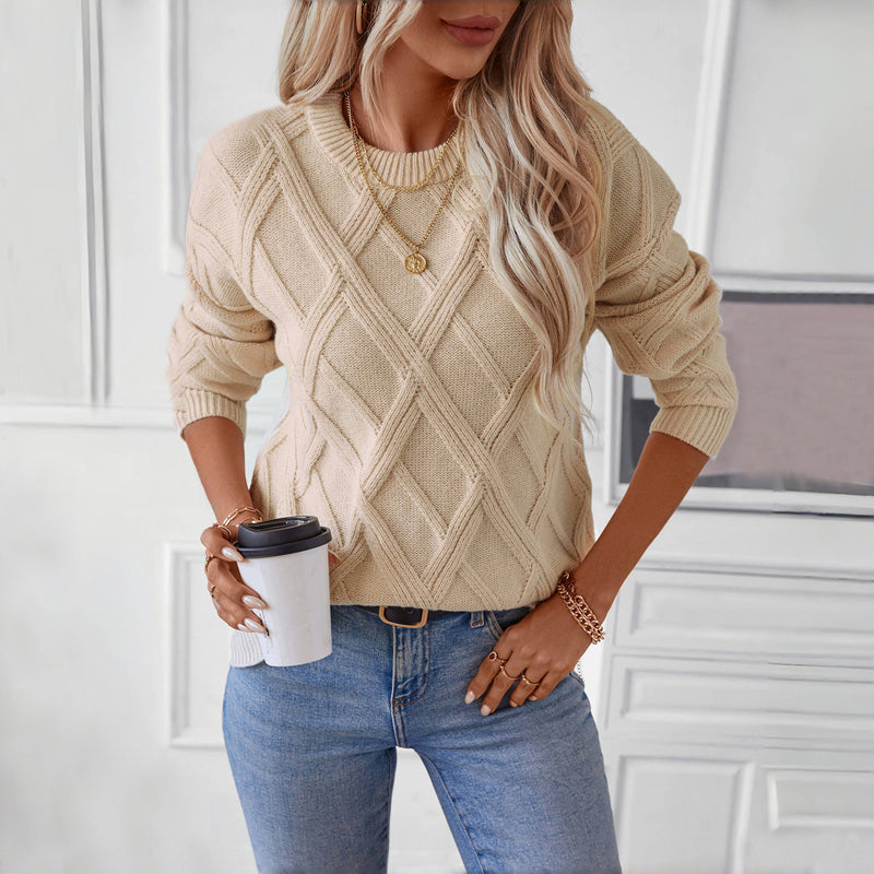 Drune | Einfarbiger Pullover Für Lässige Outfits