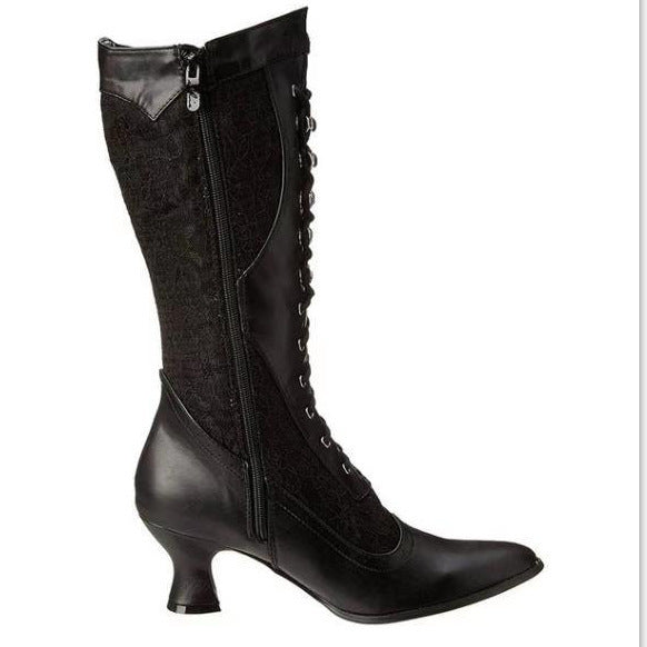 Vintage-Inspirierte Damen Stiefeletten Drune