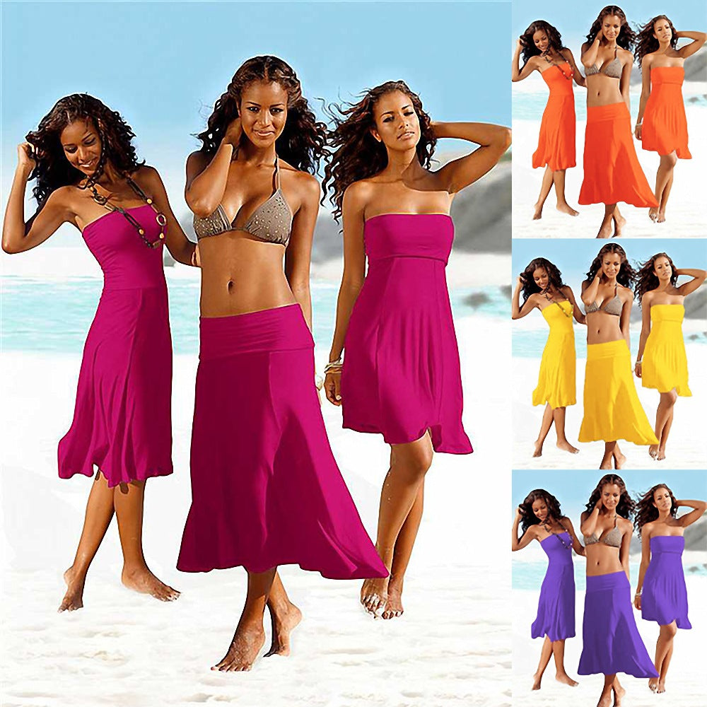 Damen Multifunktionales Strandkleid Drune