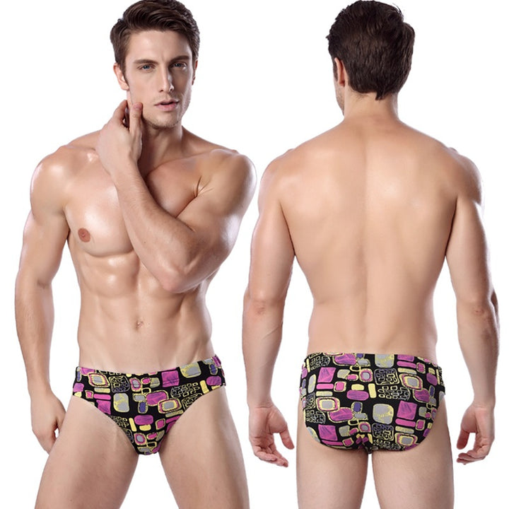 Herren Badeshorts mit originellem Grafikdruck Drune