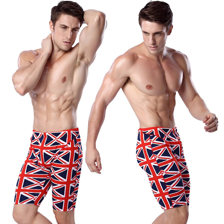 Herren Badeshorts mit originellem Grafikdruck Drune