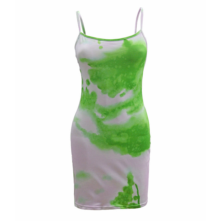 Damen figurbetontes Minikleid im lässigen Tie-Dye-Design Drune