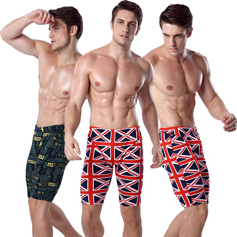 Herren Badeshorts mit originellem Grafikdruck Drune