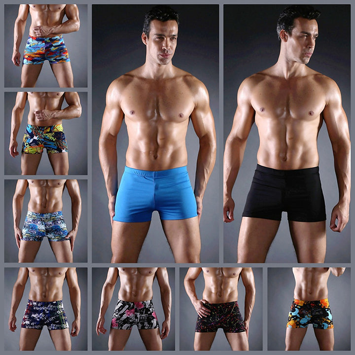 Herren Schwimmshorts mit buntem Mosaikdesign Drune
