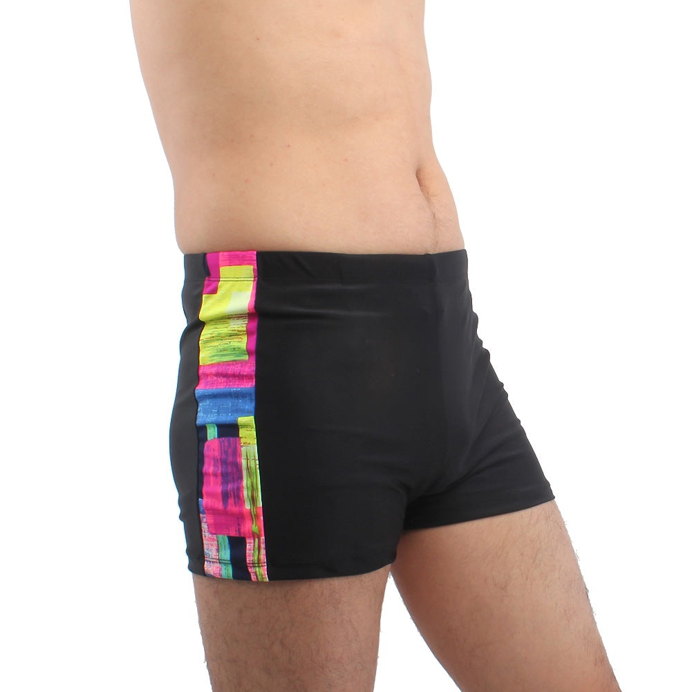 Herren Schwimmshorts mit buntem Muster Drune