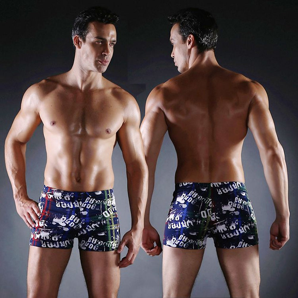 Herren Schwimmshorts mit modernem Farbmuster Drune