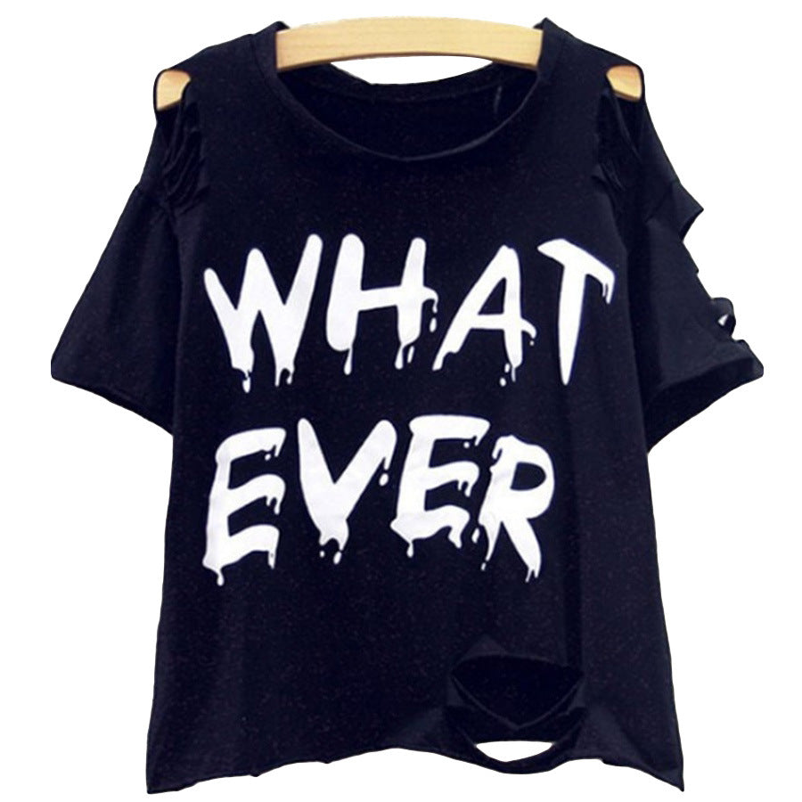 Damen Trendiges Oversized T-Shirt mit raffinierten Cut-Out-Ärmeln Drune