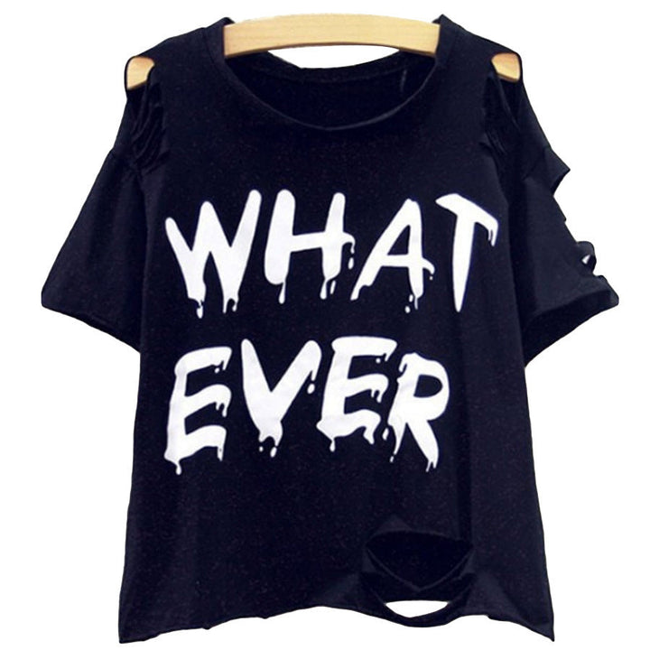 Damen Trendiges Oversized T-Shirt mit raffinierten Cut-Out-Ärmeln Drune
