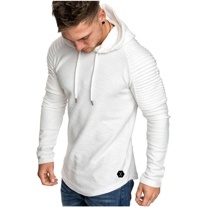 Herren Kapuzenpullover mit strukturiertem Design und modischen Raglanärmeln Drune