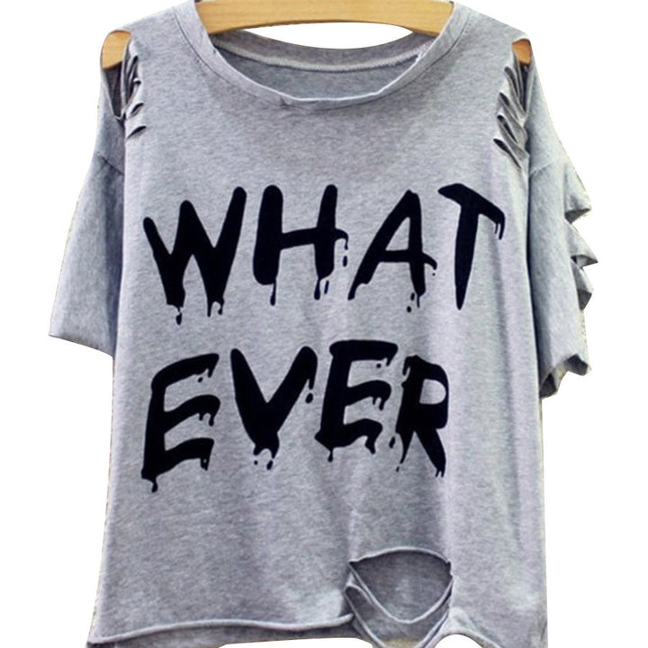 Damen Trendiges Oversized T-Shirt mit raffinierten Cut-Out-Ärmeln Drune
